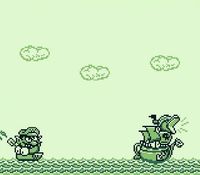 une photo d'Ã©cran de Wario Land sur Nintendo Game Boy